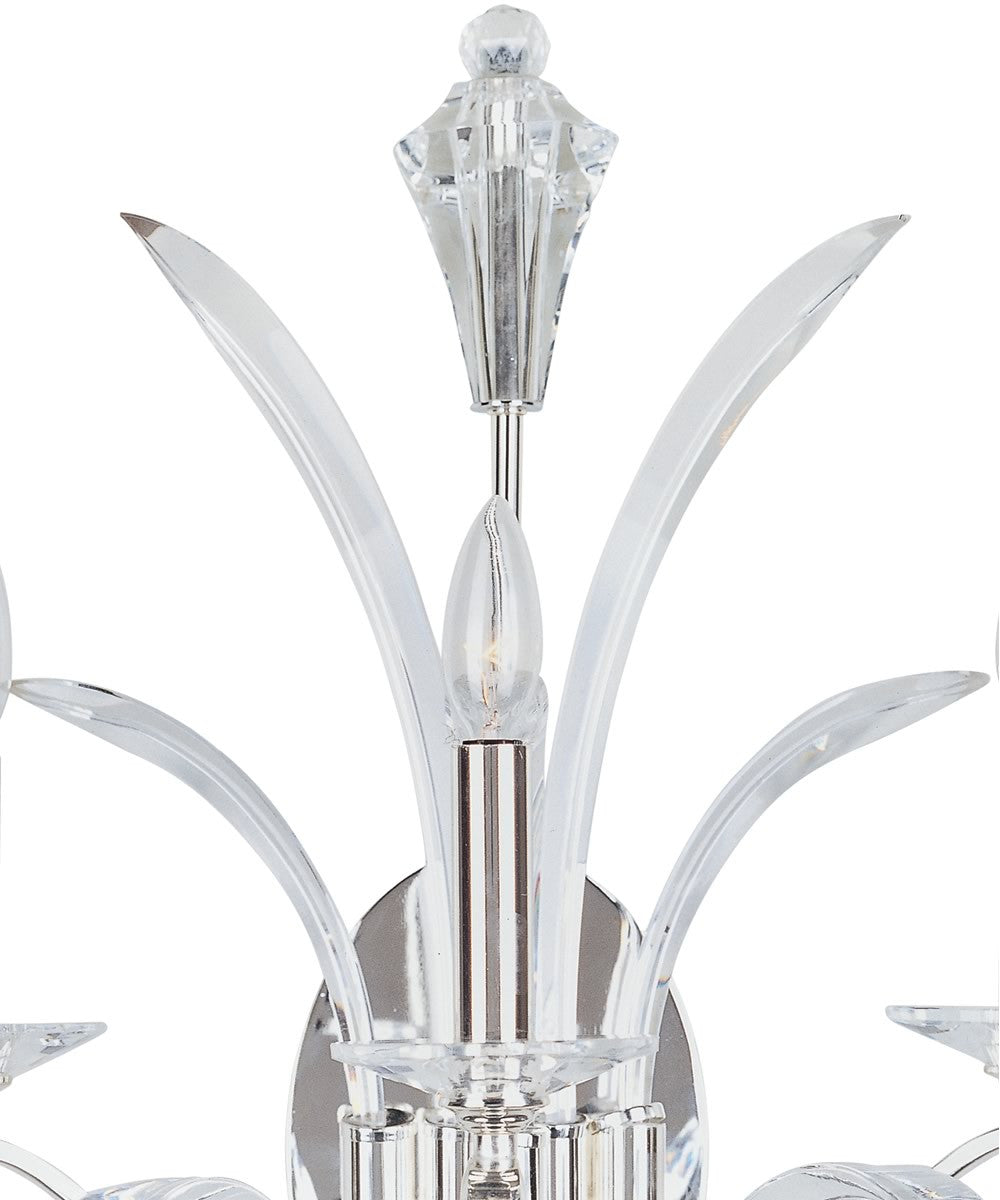 Maxim Paradise 3-Light Wall Sconce Plated Silver 39942BCPS