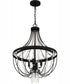 Adelaide 4-light Pendant Matte Black