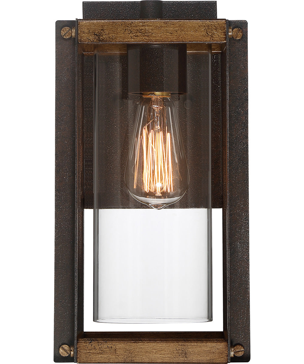 Marion Square Medium 1-light Outdoor Wall Light Rustic Black