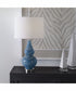 Avalon Blue Table Lamp