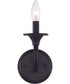 Jolenne 1-Light Wall Sconce Flat Black