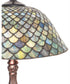 22" High Tiffany Fishscale Table Lamp
