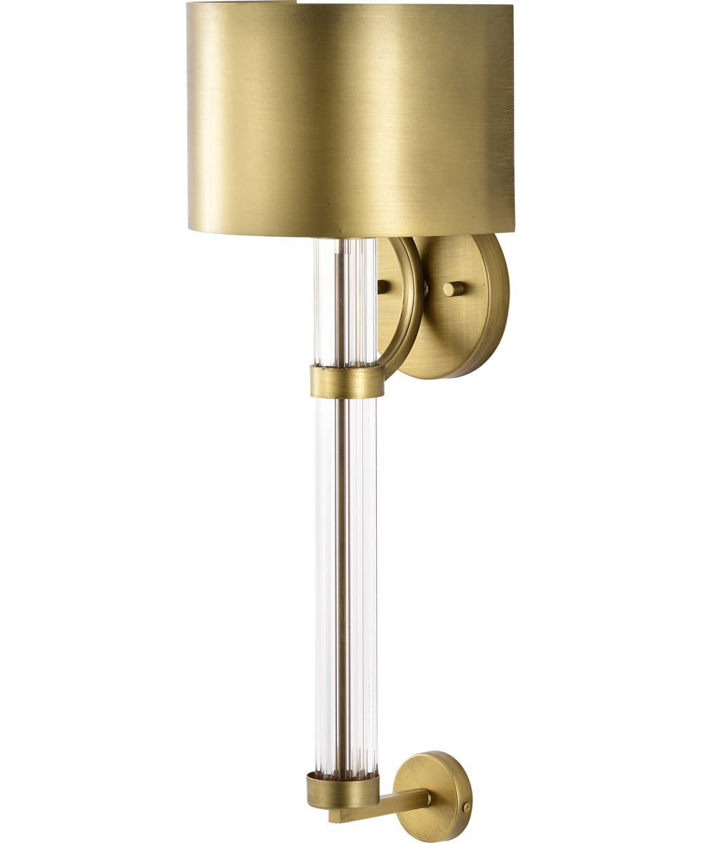 Teagon 1-Light Vanity & Wall Natural Brass