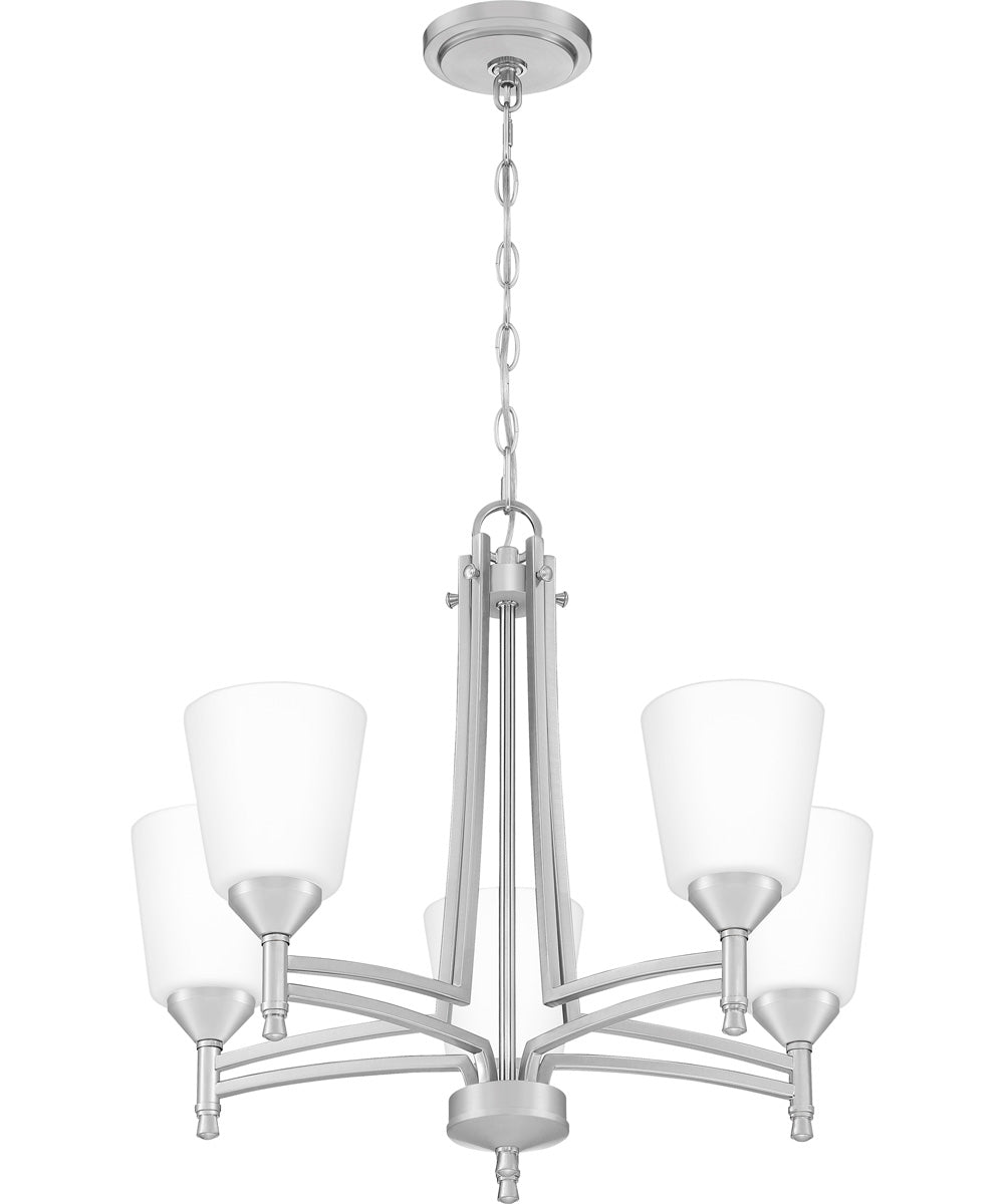Billingsley 5-light Chandelier Brushed Nickel