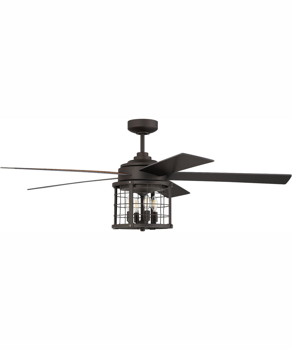 56" Nicolas 4-Light Ceiling Fan Espresso
