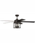 56" Nicolas 4-Light Ceiling Fan Espresso
