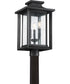 Wakefield Large 3-light Outdoor Post Light  Coastal Armour Earth Black