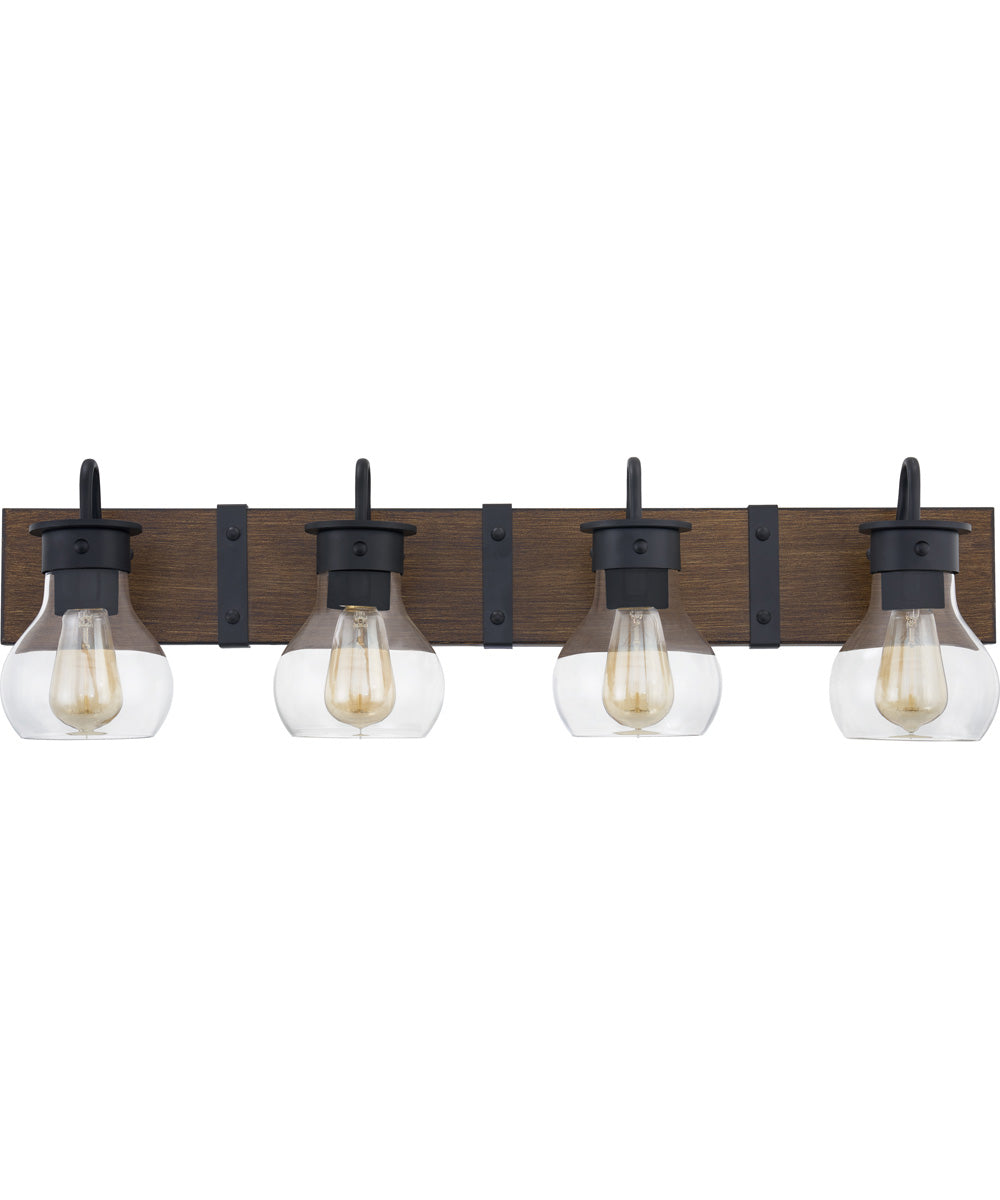 Maverick Extra Large 4-light Bath Light Earth Black