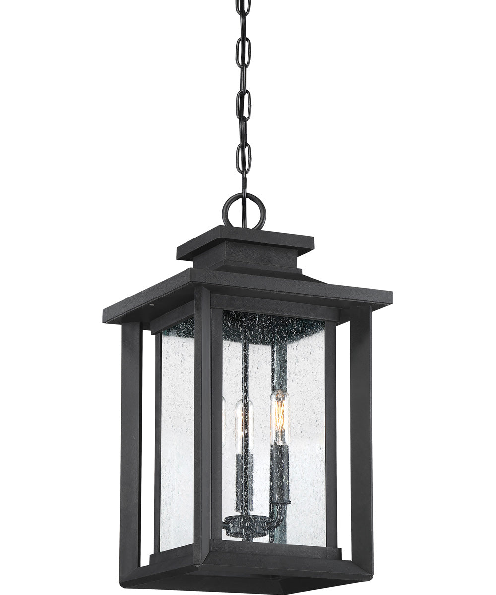 Wakefield Large 3-light Outdoor Pendant Light  Coastal Armour Earth Black