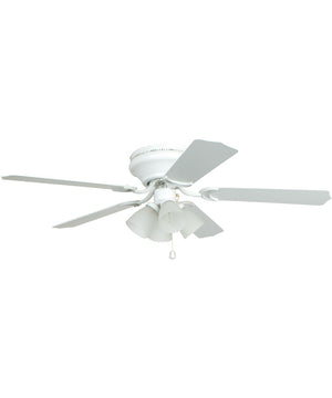 52" Brilliante 4 Light 4-Light LED Ceiling Fan (Blades Included) White