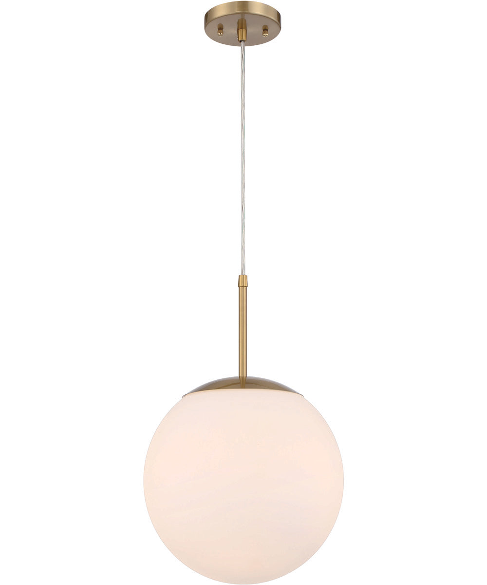 Gaze 1-Light Pendant Satin Brass