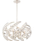 Crescent 6-light Pendant Polished Nickel