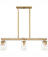 Kelleher Small 6-light Island Light Nouveau Painted Weathered Brass