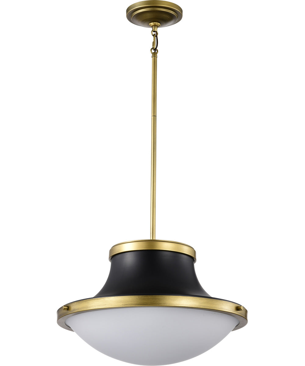 Lafayette 3-Light Pendant Matte Black