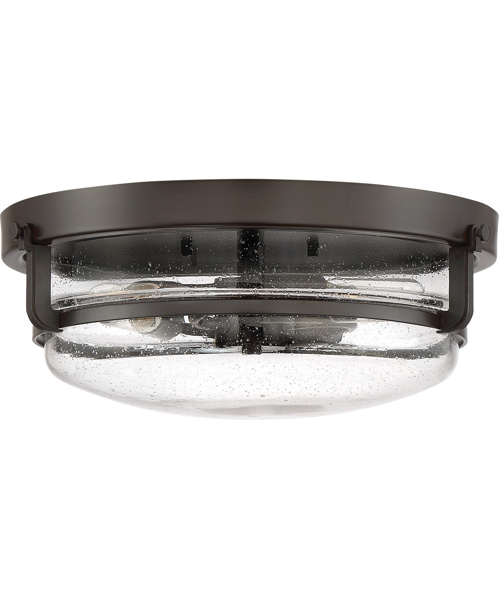 Outpost 3-light Flush Mount Palladian Bronze