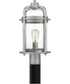 Carrington Large 1-light Outdoor Post Light Industrial Aluminum