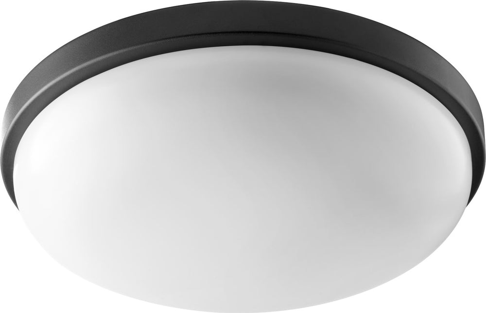 15"W 1-light LED Ceiling Flush Mount Noir
