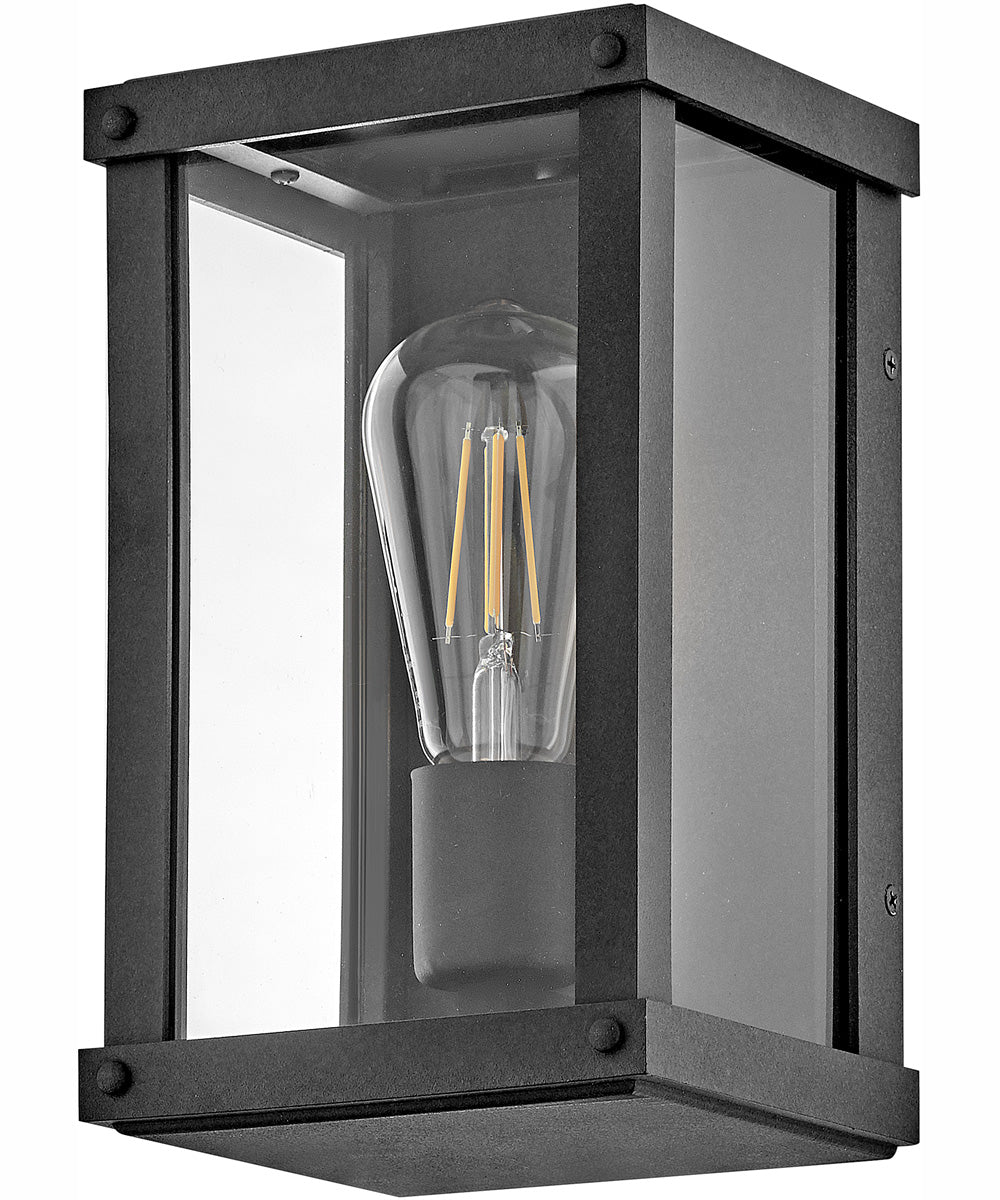 Beckham 1-Light Extra Small Wall Mount Lantern in Aged Zinc