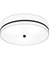 Quoizel Flush Mount Medium 3-light Flush Mount Matte Black