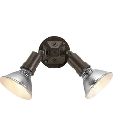 2-Light Adjustable Swivel Flood Light Antique Bronze