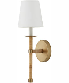 Tulum 1-Light Sconce Matte Brass