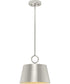 Parkhurst 1-Light New Traditional Metal Pendant Light Brushed Nickel