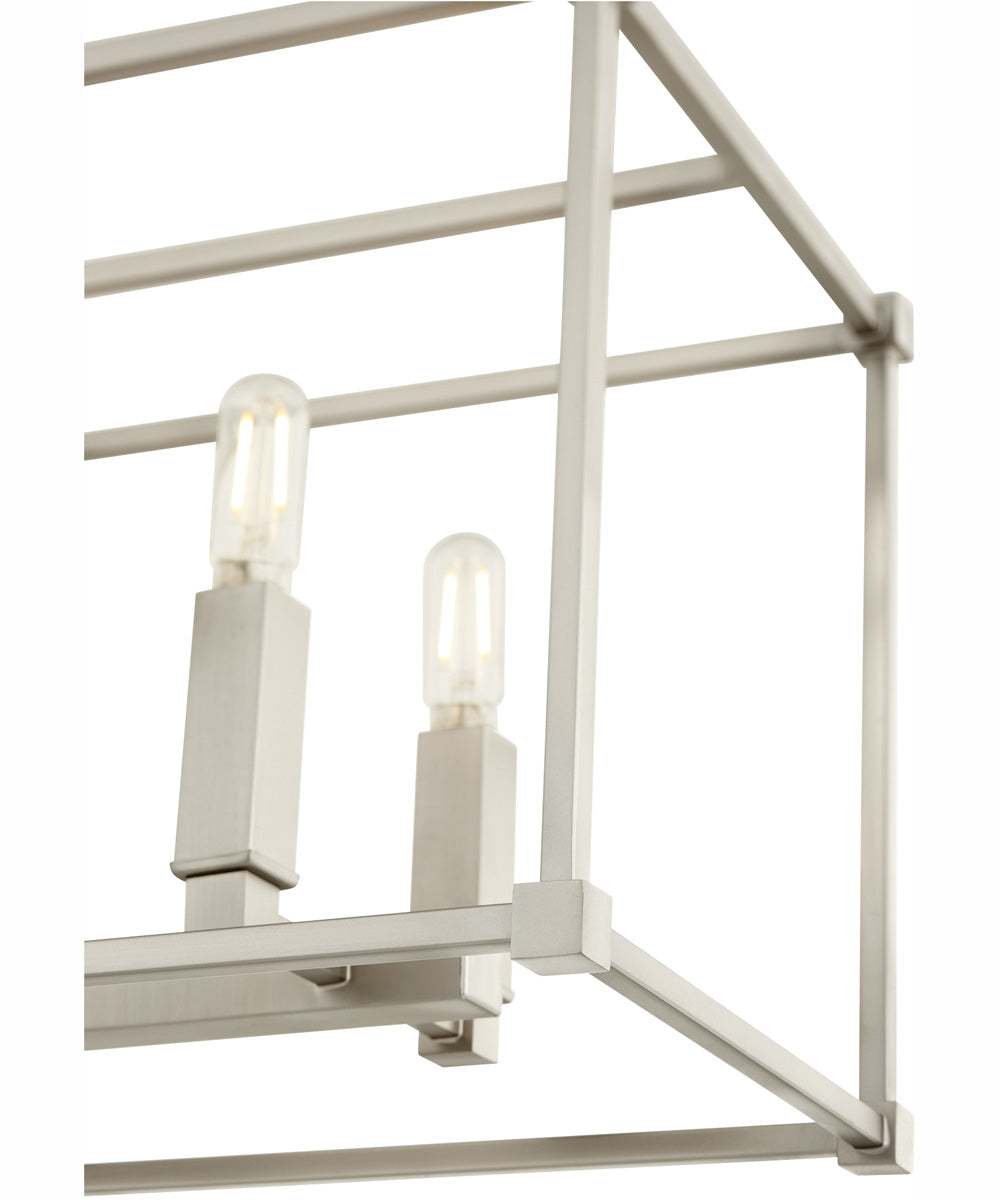 Olympus 8-light Pendant Satin Nickel