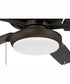 60" Outdoor Super Pro 119 1-Light Indoor/Outdoor Ceiling Fan Espresso
