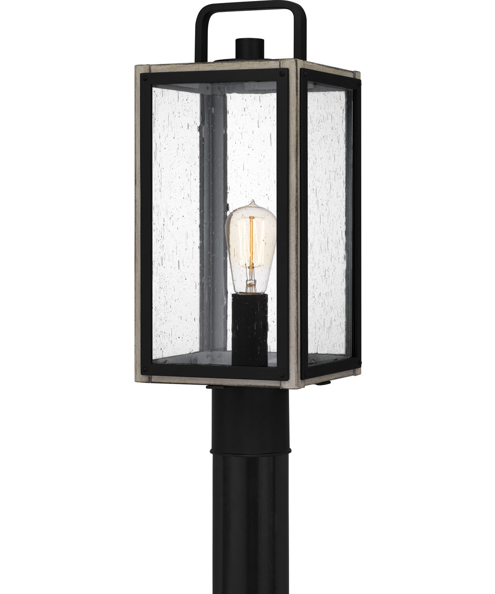 Bramshaw Large 1-light Outdoor Post Light  Coastal Armour Aluminum Matte Black
