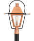 Rue De Royal Large 1-light Outdoor Post Light Aged Copper