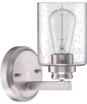Bolden 1-Light Wall Sconce Brushed Polished Nickel