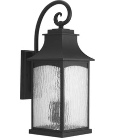 Maison 3-Light Large Wall Lantern Textured Black