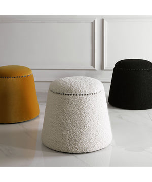 Gumdrop White Ottoman