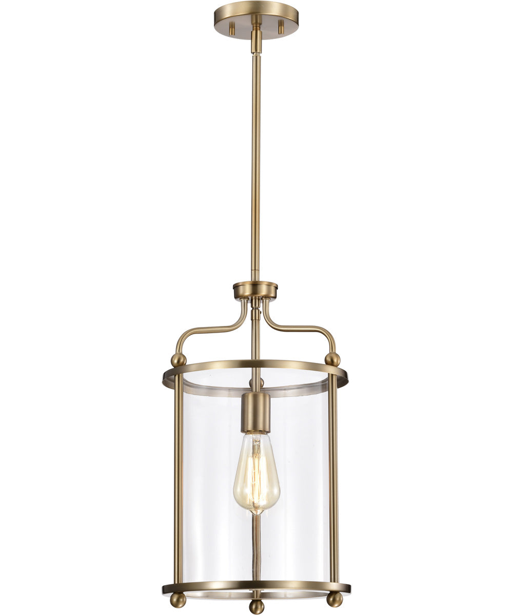 Yorktown 1-Light Pendant Burnished Brass