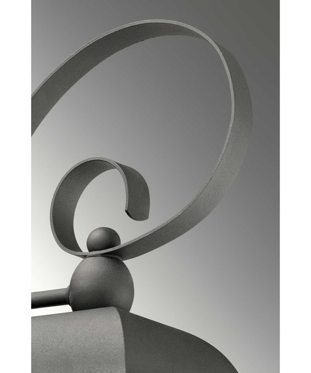 Kiawah 2-Light Medium Wall-Lantern Textured Black