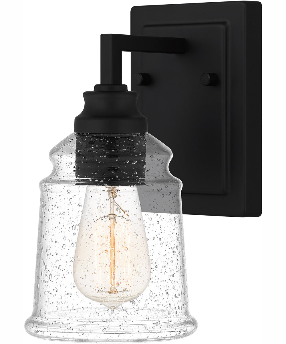 McIntire Small 1-light Wall Sconce Matte Black