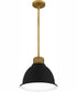 Quoizel Piccolo Pendant 1-light Mini Pendant Weathered Brass