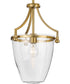 Parkhurst 1-Light New Traditional Clear Glass Mini-Pendant Light Brushed Bronze