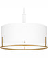 Quoizel Pendant Large 3-light Pendant White