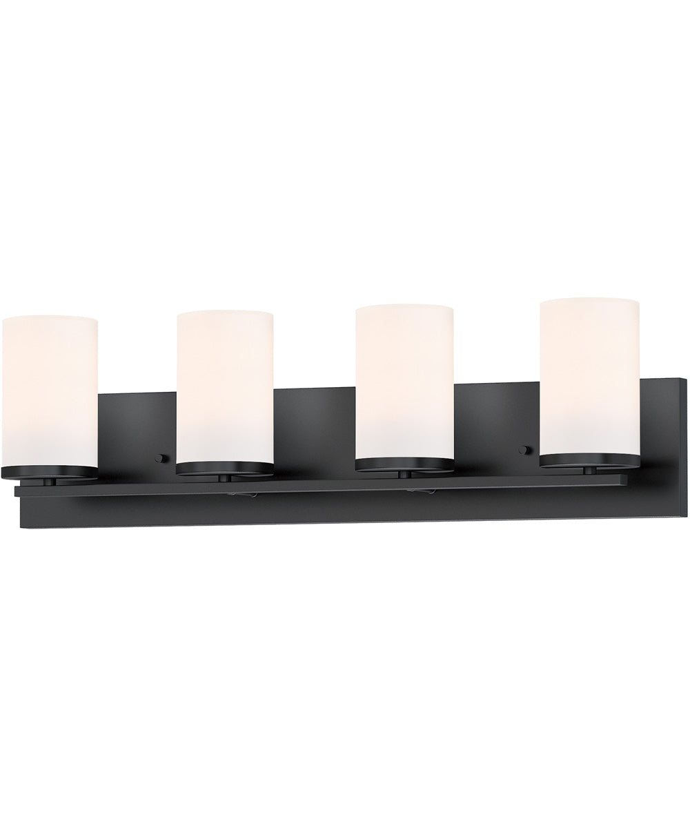 Lateral 4-Light Bath Vanity Black