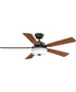 Tempt 52" 5-Blade Ceiling Fan Antique Bronze