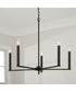 Portman 5-Light Chandelier Matte Black