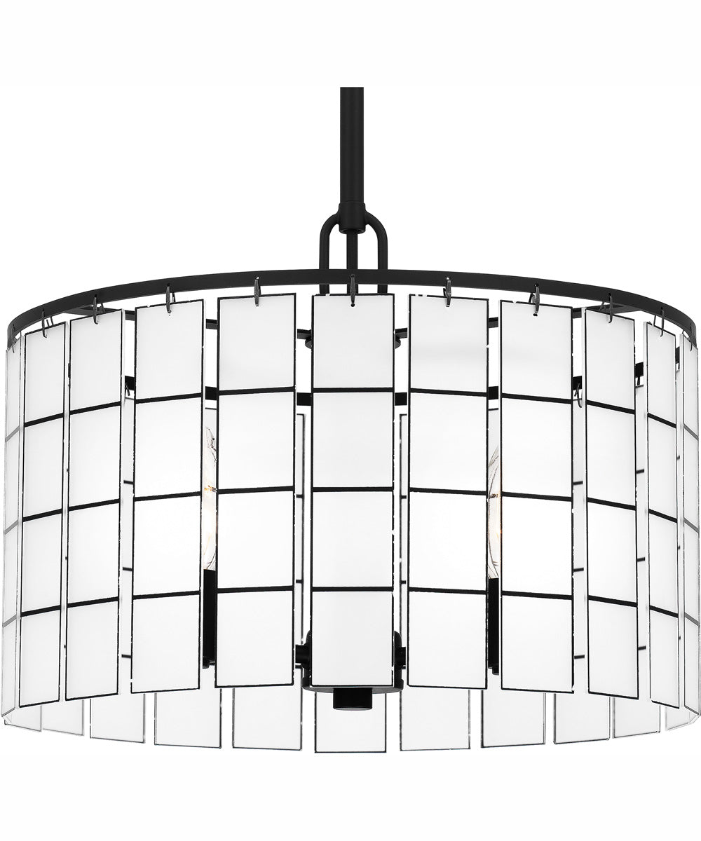 Seigler 3-light Pendant Matte Black