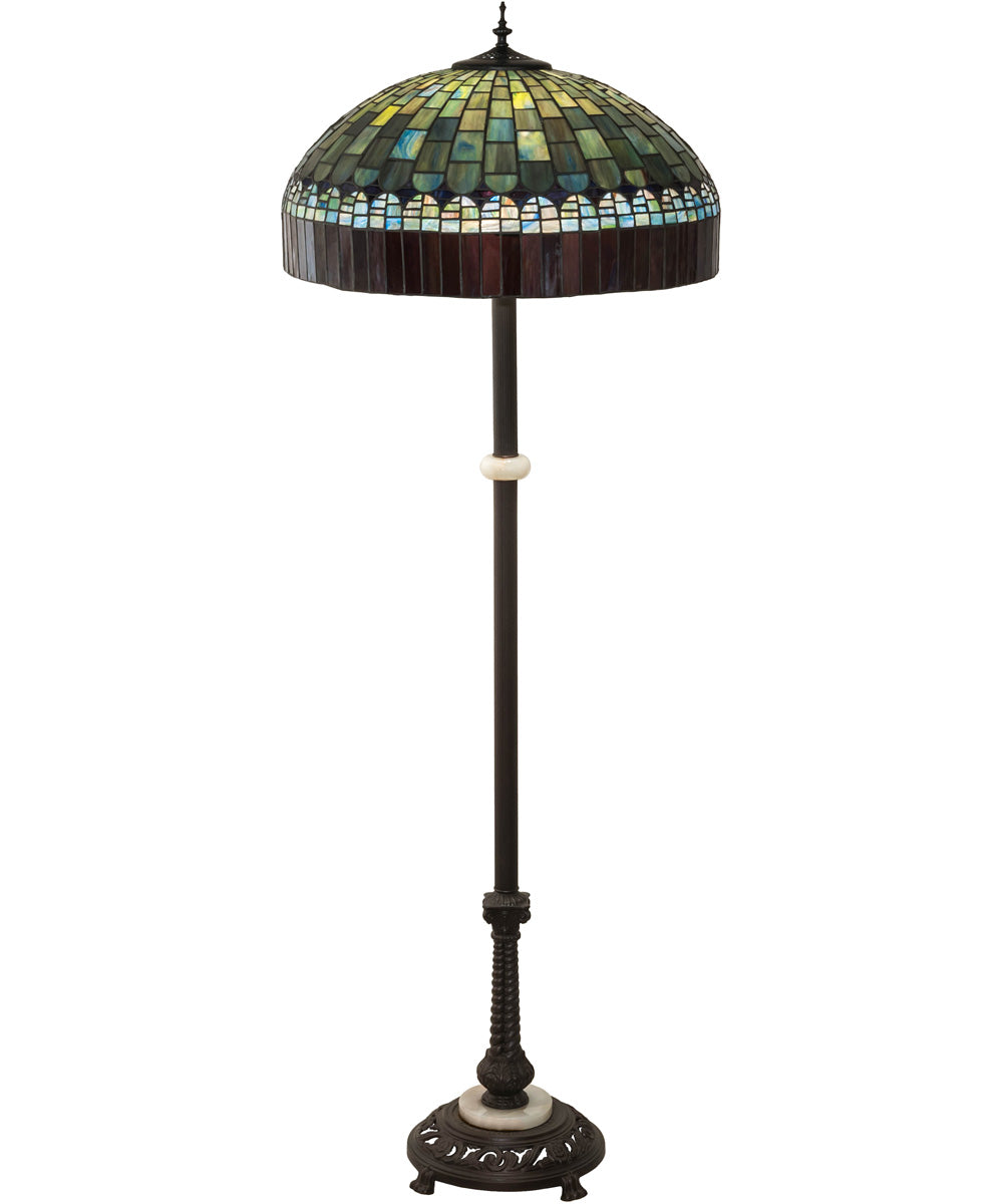 62" High Tiffany Candice Floor Lamp