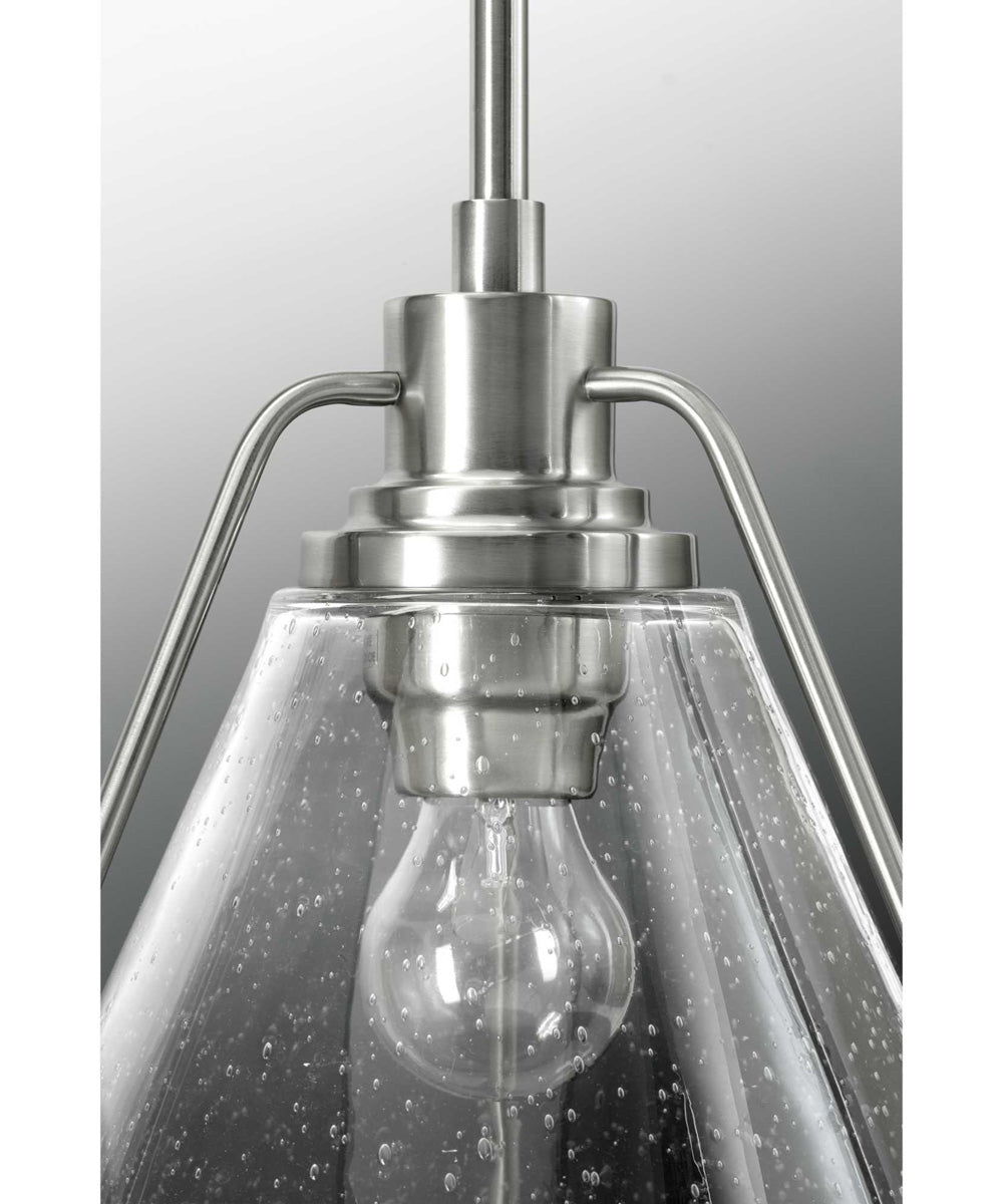 Range 1-Light Pendant Brushed Nickel