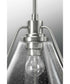 Range 1-Light Pendant Brushed Nickel