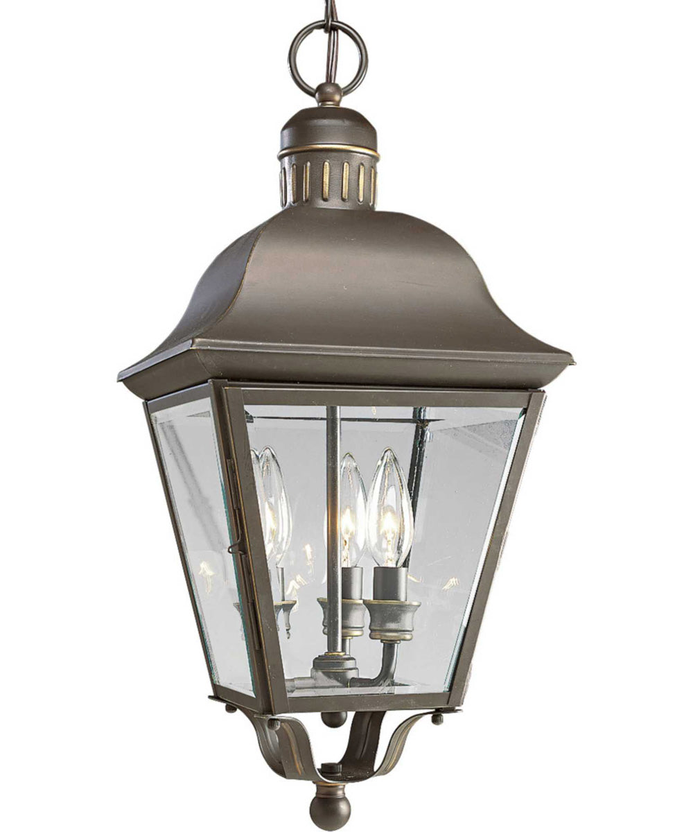 Andover 3-Light Hanging Lantern Antique Bronze