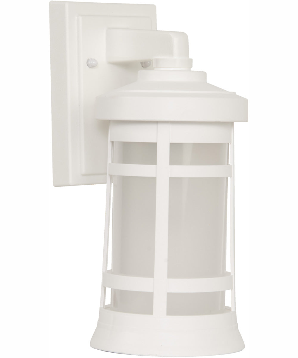 Resilience Lanterns 1-Light Outdoor Wall Lantern Matte White