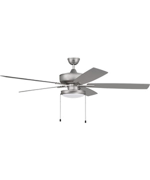 Super Pro 119 Pan Light Kit 1-Light Specialty Ceiling Fan (Blades Included) Brushed Satin Nickel