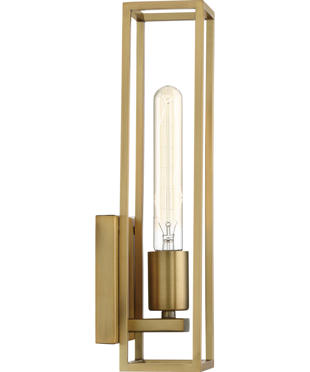Leighton Small 1-light Wall Sconce Weathered Brass